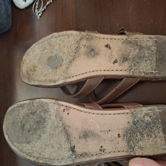 Prada Brown Leather Sandals - Picture 8 of 8